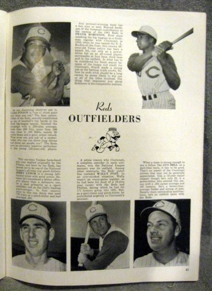 1961 WORLD SERIES PROGRAM - YANKEES VS REDS