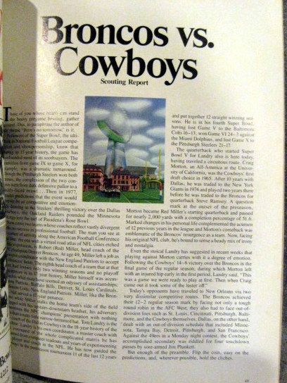 1/15/78 SUPER BOWL XII PROGRAM - DENVER BRONCOS VS DALLAS COWBOYS