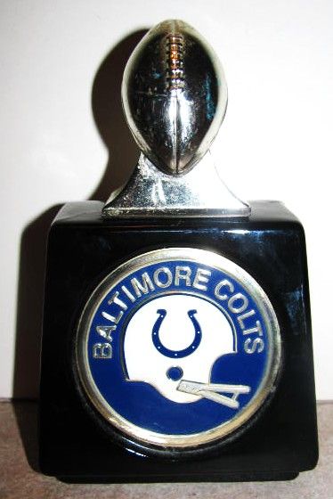 1970'S BALTIMORE COLTS NFL DECANTER