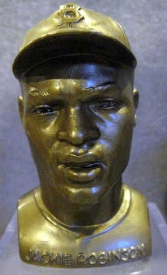 40's/50's JACKIE ROBINSON BUST - CANDY DISPENSER TOP