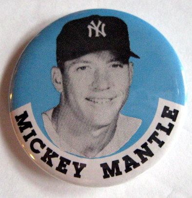 LOT OF 5 MICKEY MANTLE PINS