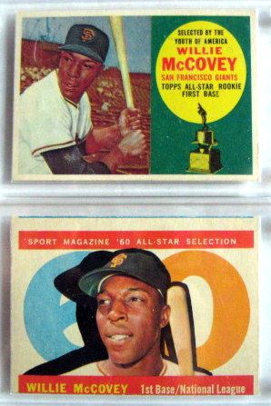 VINTAGE WILLIE McCOVEY CARD LOT OF FOUR