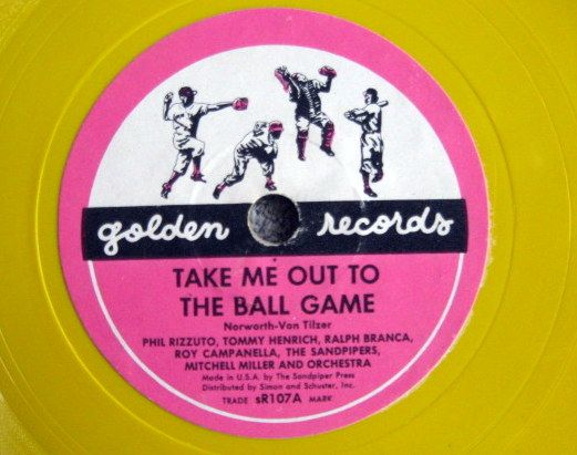 1952 TAKE ME OUT TO THE BALL GAME RECORD w/BROOKLYN DODGERS & NEW YORK YANKEES PLAYERS