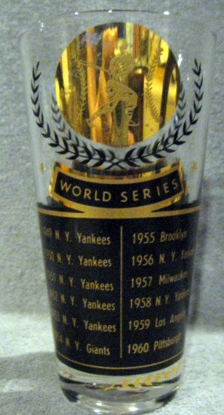 1960 WORLD SERIES / BATTING CHAMPIONS GLASS
