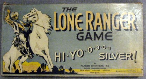 1938 THE LONE RANGER BOARD GAME