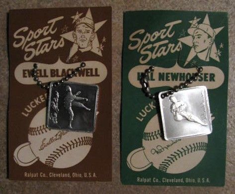 VINTAGE 50's  EWELL BLACKWELL & HAL NEWHOUSER ON CARD