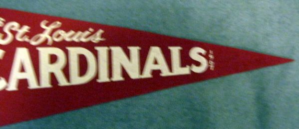 1967 ST. LOUIS CARDINALS NATIONAL LEAGUE CHAMPIONS PENNANT