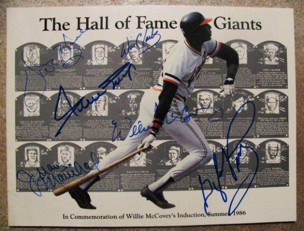 1986 HALL OF FAME SIGNED BOOK