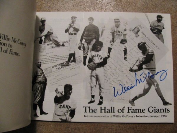 1986 HALL OF FAME SIGNED BOOK