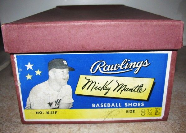 1950's MICKEY MANTLE SHOE BOX