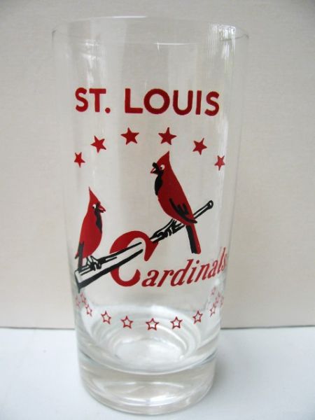 50's ST. LOUIS CARDINALS EXTRA LARGE DRINKING GLASS