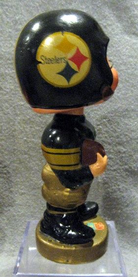 60's PITTSBURGH STEELERS TYPE 1 TOES-UP BOBBING HEAD