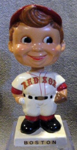 60's BOSTON RED SOX WHITE BASE BOBBING HEAD
