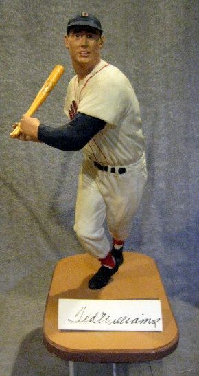 1989 TED WILLIAMS SIGNED GARTLAND STATUE