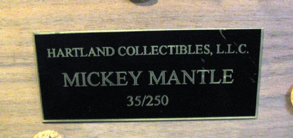 MICKEY MANTLE LIMITED EDITION HARTLAND BRONZE STATUE