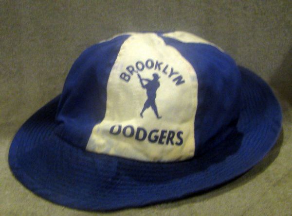 VINTAGE 50's BROOKLYN DODGERS BEACH HAT