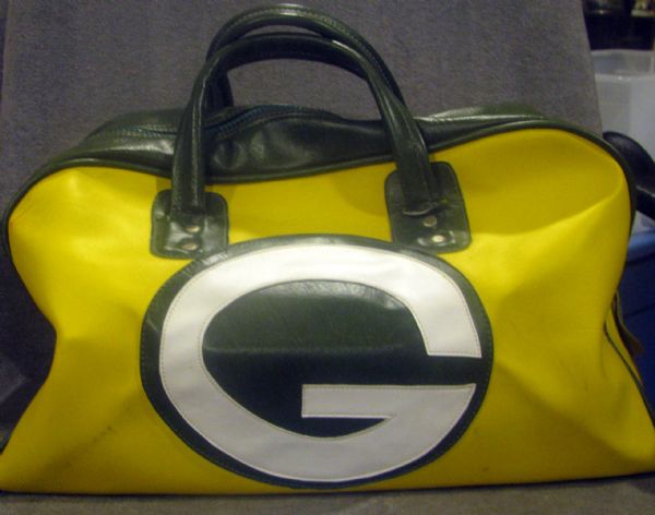 VINTAGE 60's GREEN BAY PACKERS DUFFLE BAG