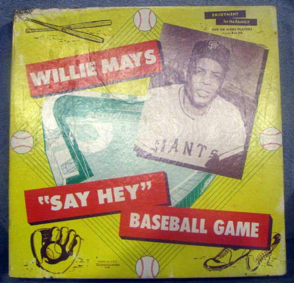 1958 WILLIE MAYS SAY HEY BASEBALL GAME