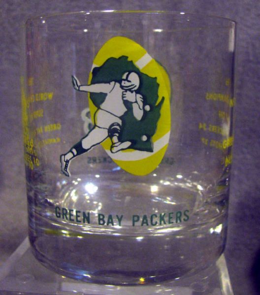 VINTAGE GREEN BAY PACKERS SUPER BOWL I CHAMPIONS GLASS