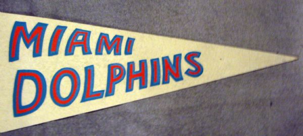 60's MIAMI DOLPHINS AFL PENNANT