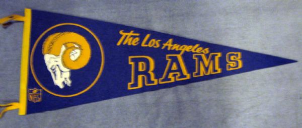 50's/60's LOS ANGELES RAMS PENNANT