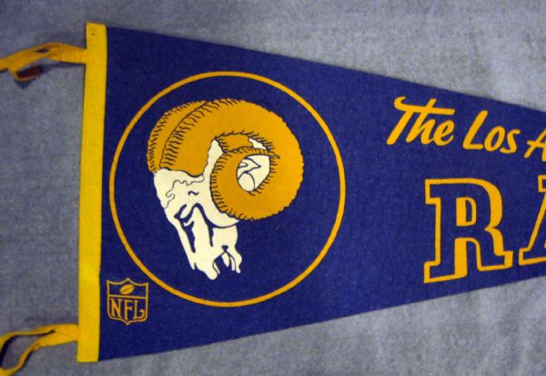 50's/60's LOS ANGELES RAMS PENNANT