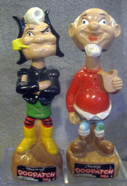 70's MAMMY & PAPPY YOKUM (LIL ABNER) BOBBING HEADS