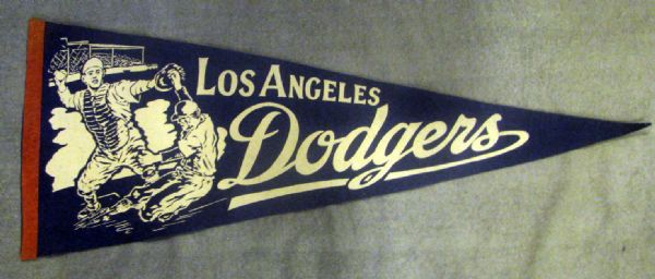 60's LOS ANGELES DODGERS PENNANT