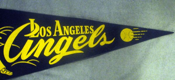 60's LOS ANGELES ANGELS PENNANT