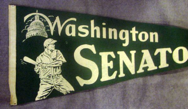 50's WASHINGTON SENATORS PENNANT