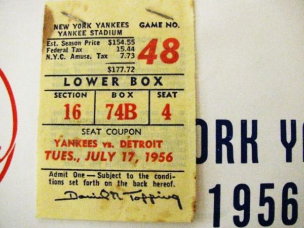 1956 NEW YORK YANKEES YEARBOOK