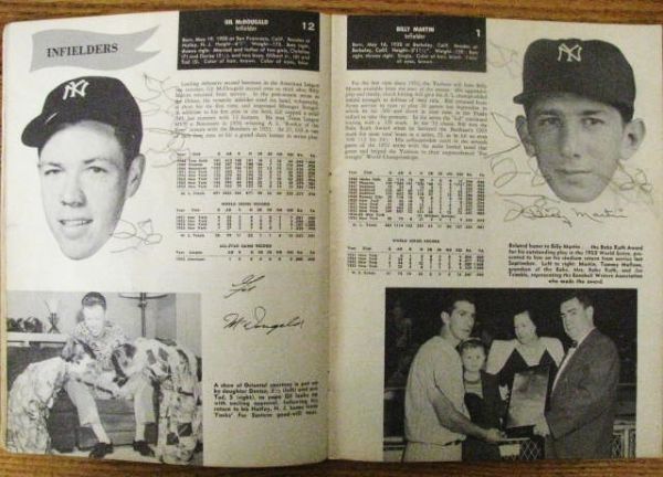 1956 NEW YORK YANKEES YEARBOOK