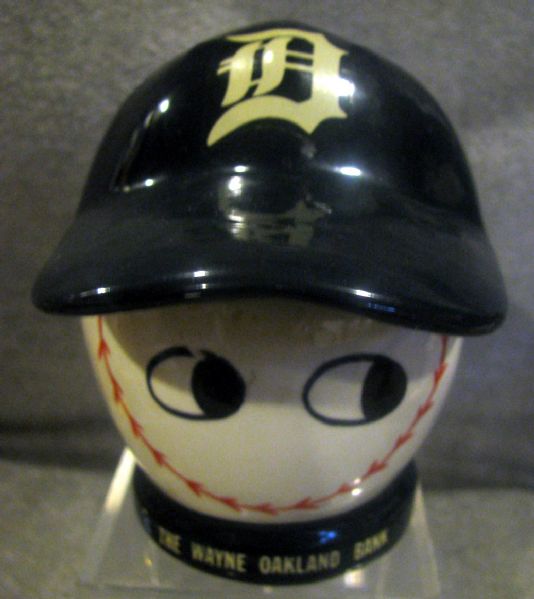 VINTAGE DETROIT TIGERS HAT BANK