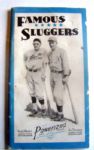 1931 FAMOUS SLUGGERS BOOKLET - AL SIMMONS COVER