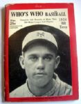1934 WHOs WHO IN BASEBALL w/ BILL TERRY COVER