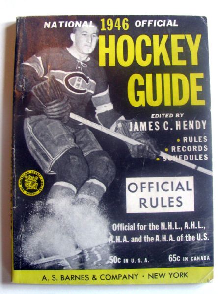 1946 OFFICIAL HOCKEY GUIDE