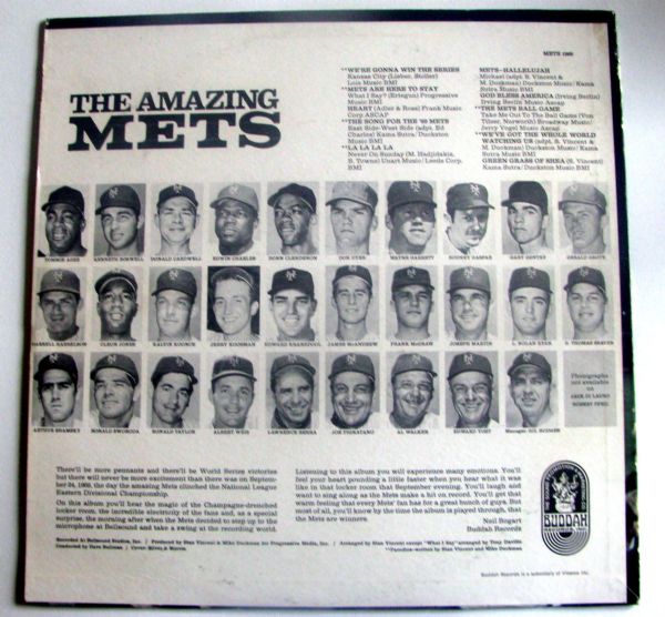 1969 THE AMAZING METS RECORD ALBUM