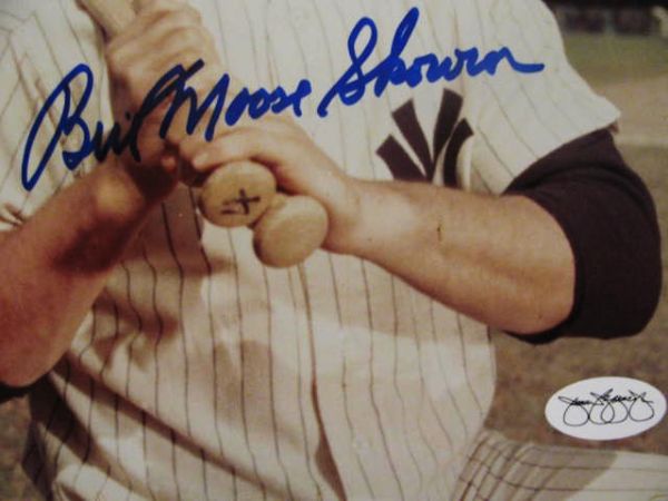 BILL MOOSE SKOWRON SIGNED PHOTO w/ JSA