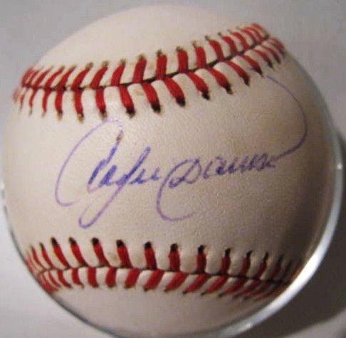 ANDRE DAWSON SIGNED BASEBALL w/JSA LOA