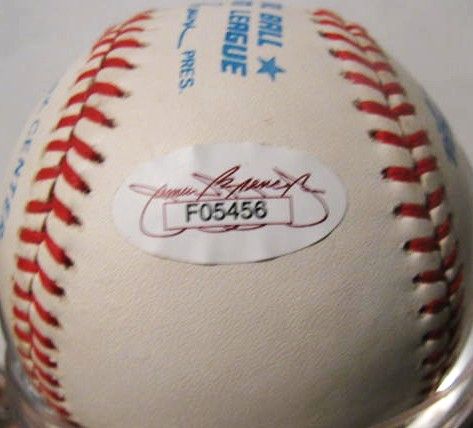 ANDRE DAWSON SIGNED BASEBALL w/JSA LOA