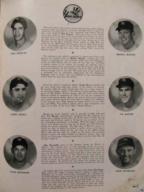 Lot Detail 1952 World Series Program Yankees Vs Dodgers 5015