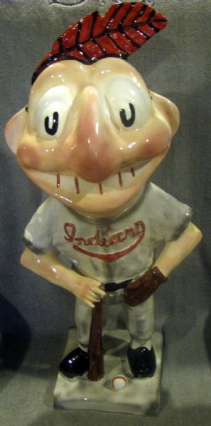 50's CLEVELAND INDIANS CHIEF WAHOO PROMO STATUE - AWESOME!