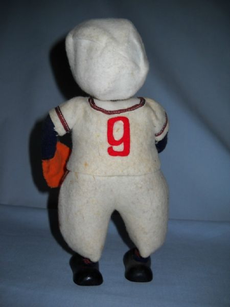 VINTAGE MILWAUKEE BRAVES BASEBALL PLAYER DOLL