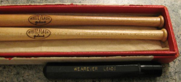 40's CONNIE MACK PEN AND PENCIL SET w/ BOX