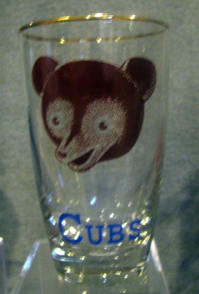 50's CHICAGO CUBS BIG LEAGUER GLASS