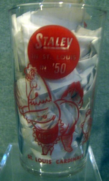 50's ST. LOUIS CARDINALS STALEY GLASS