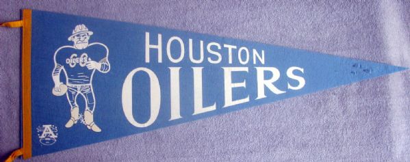 60'S HOUSTON OILERS AFL PENNANT