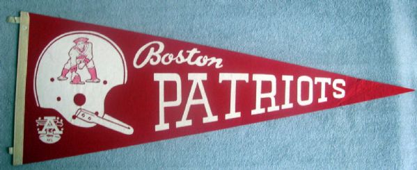 60's BOSTON PATRIOTS AFL PENNANT