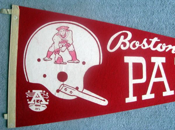 60's BOSTON PATRIOTS AFL PENNANT
