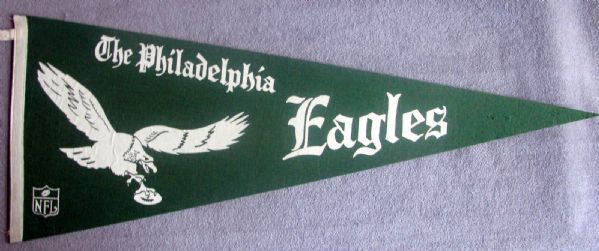 60's PHILADELPHIA EAGLES PENNANT